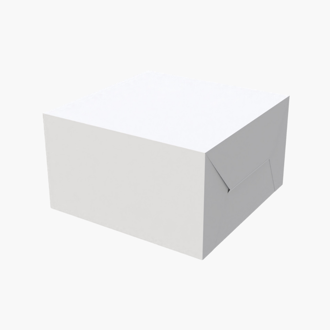 Caja para pastel una sola pieza 26x26x15 cm